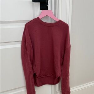 Athleta Kids Sweatshirt in Burgundy